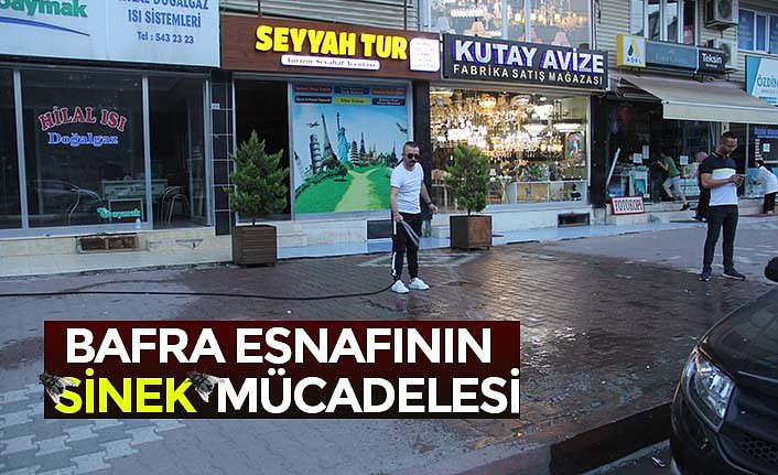 BAFRA ESNAFININ ‘SİNEK’ MÜCADELESİ