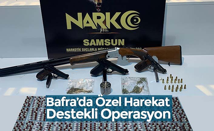 Bafra’da Özel Harekat Destekli Operasyon