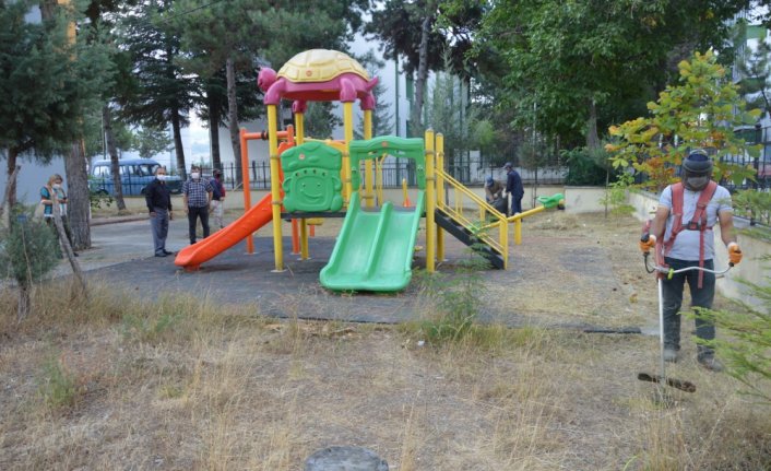 Havza'da okullar eğitime hazırlanıyor