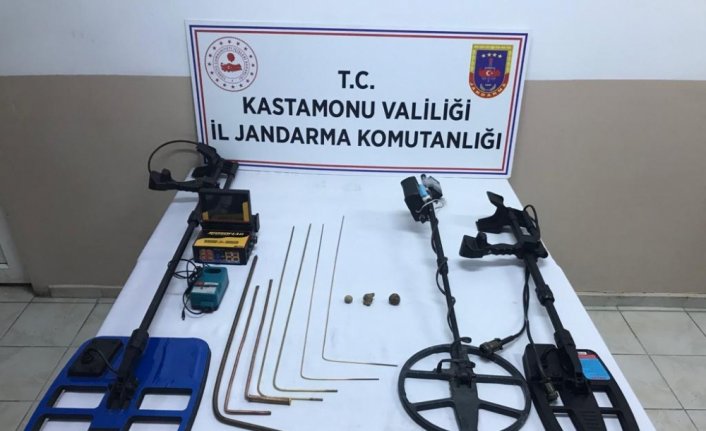 Kastamonu'da izinsiz kazı yapan 6 kişi gözaltına alındı