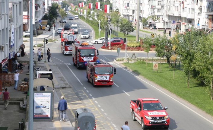 Ordu'da İtfaiye Haftası etkinlikleri