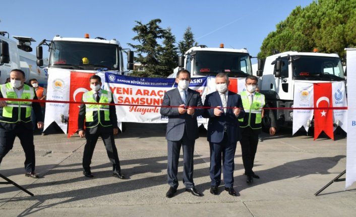 Samsun Büyükşehir Belediyesi araç filosunu genişletti