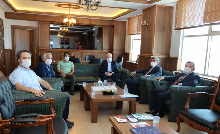 Samsun Üniversitesi Rektörü Prof. Dr. Mahmut Aydın'a ziyaretler