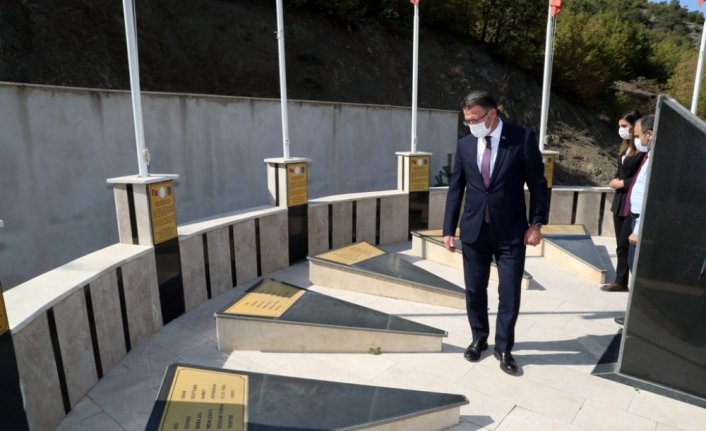 Tokat Valisi Balcı, Sazak Şehitler Anıtı'nı ziyaret etti