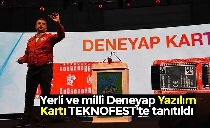 Yerli ve milli Deneyap Yazılım Kartı TEKNOFEST'te tanıtıldı
