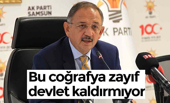 AK Partili Özhaseki, Samsun'da konuştu: