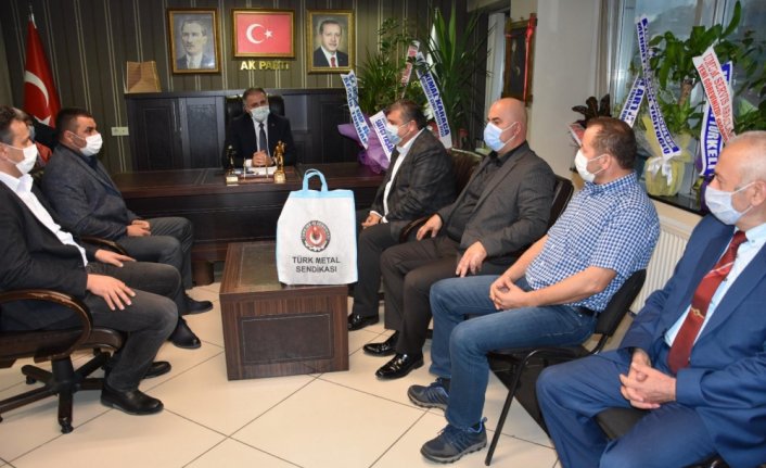 AK Parti Ereğli İlçe Başkanlığı'na ziyaret