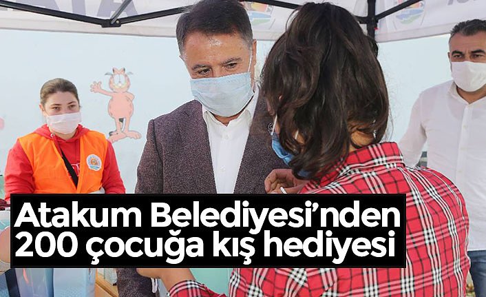 Atakum Belediyesi’nden 200 çocuğa kış hediyesi