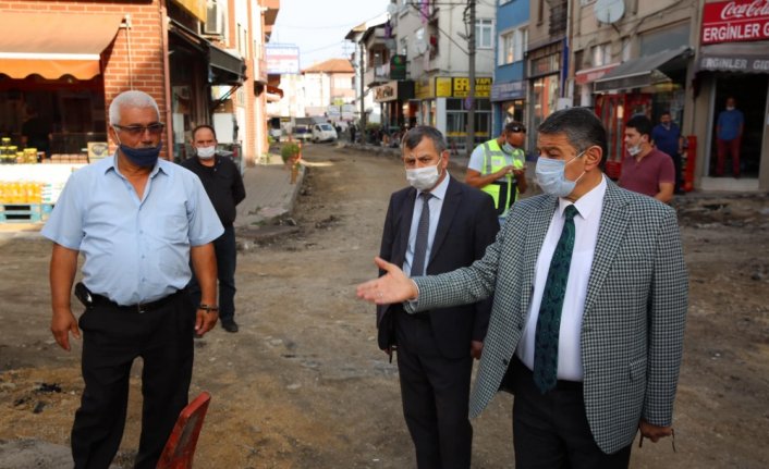 Bartın'da alt yapı ve yol çalışmaları