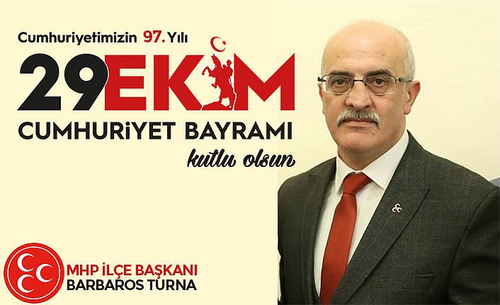 BAŞKAN TURNA’DAN CUMHURİYET BAYRAMI MESAJI