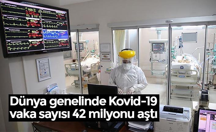 Dünya genelinde Kovid-19 vaka sayısı 42 milyonu aştı