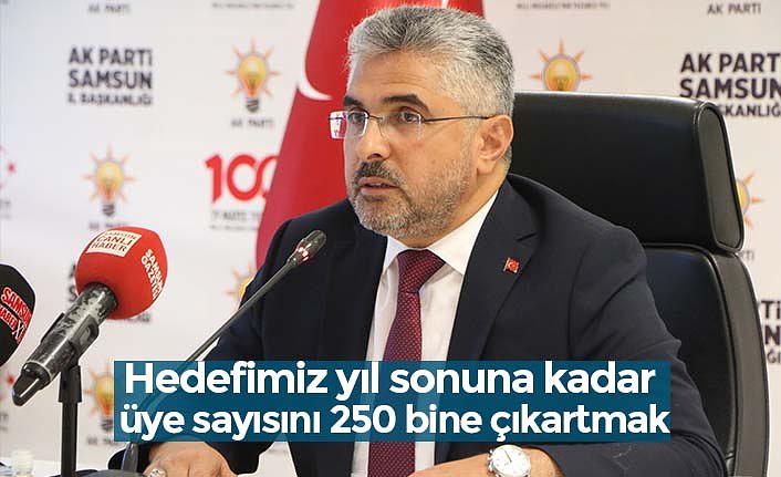 Hedefimiz yıl sonuna kadar üye sayısını 250 bine çıkartmak