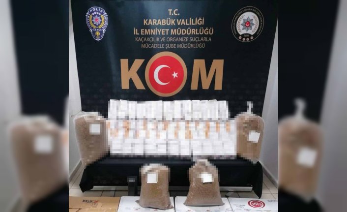 Karabük'te sahte içki ve kaçak tütün operasyonu: 4 gözaltı