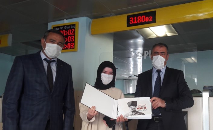 PTT'den 180. müşteriye hediye