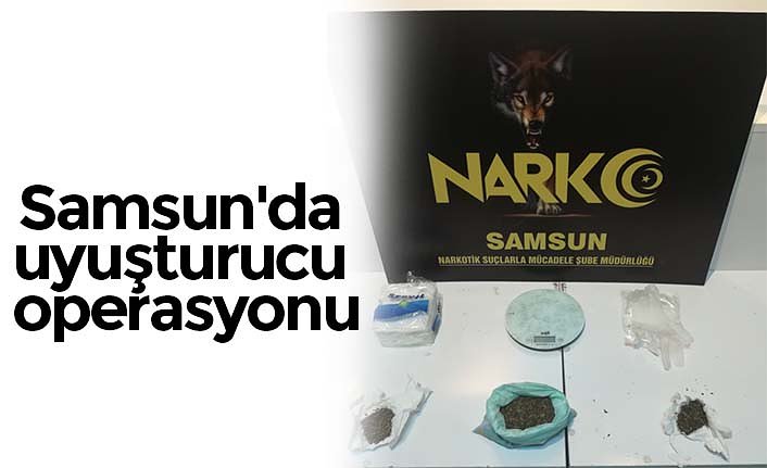 Samsun'da uyuşturucu operasyonu