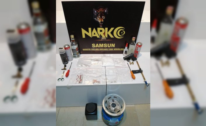 Samsun'da uyuşturucu operasyonunda 2 zanlı yakalandı