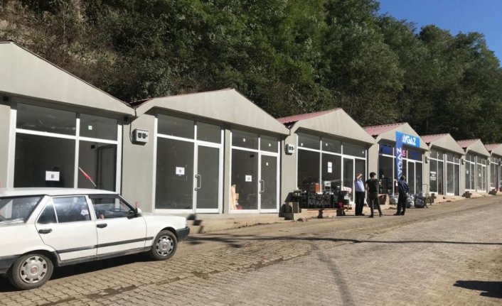 TOKİ selden etkilenen Dereli'de afetzedeler için konut yapım çalışmalarına başladı