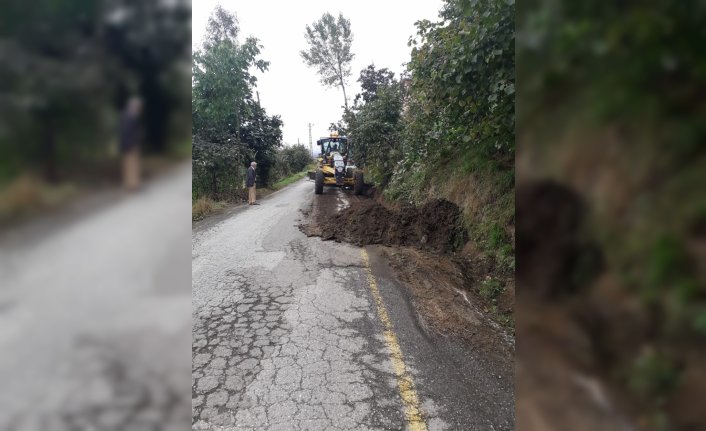 Trabzon'da yol bakım çalışmaları