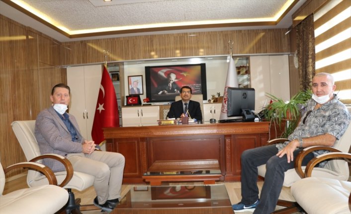 Trambolin Cimnastik Milli Takımlar Başantrenörü Abramashvili, sporcu izlemek için Bolu'da