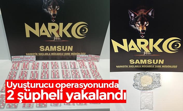  Uyuşturucu operasyonunda 2 şüpheli yakalandı