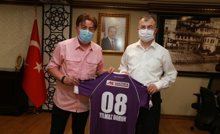 Vali Doruk, Artvin Hopaspor Yöneticilerini Kabul Etti