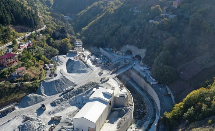 Yeni Zigana Tüneli'nin havalandırma sistemi Avrupa'da ilk olacak