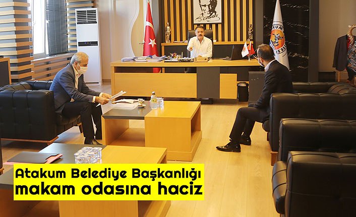 Atakum Belediye Başkanlığı makam odasına haciz