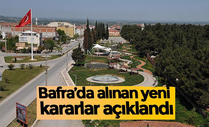 BAFRA İLÇE UMUMİ HIFZISSIHHA KURUL KARARI