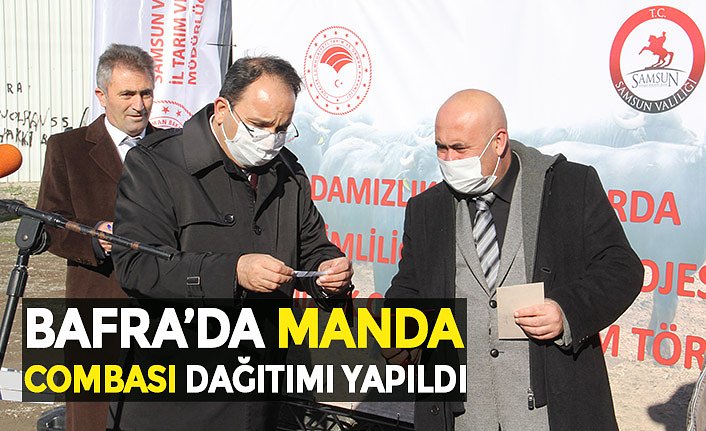 BAFRA’DA MANDA COMBASI DAĞITIMI YAPILDI