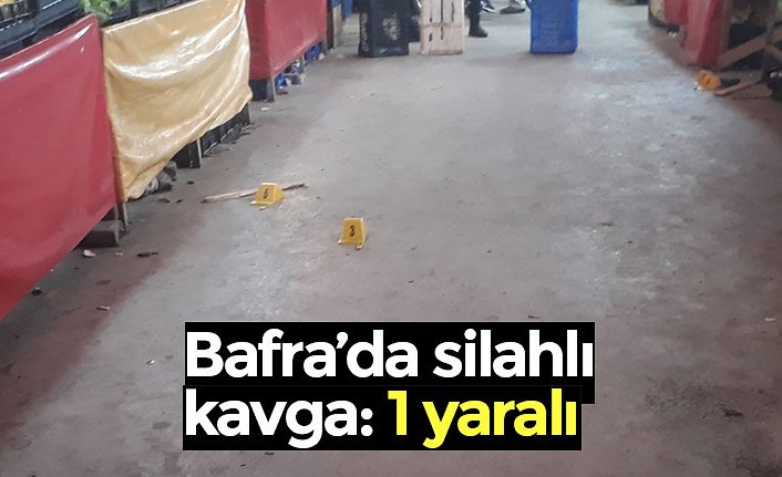Bafra’da silahlı kavga: 1 yaralı