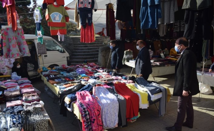 Boyabat'ta Kovid-19 denetimi