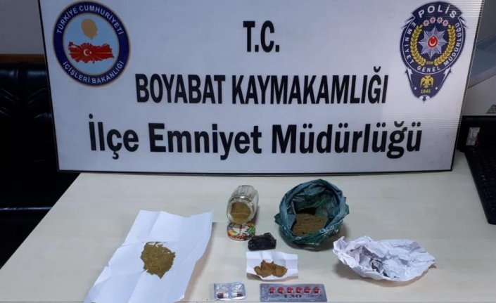 Boyabat'ta uyuşturucu operasyonunda bir kişi yakalandı