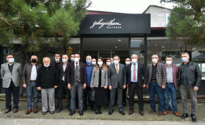 Büyükşehir Belediye Başkanı Demir, sanayi esnafı ile buluştu