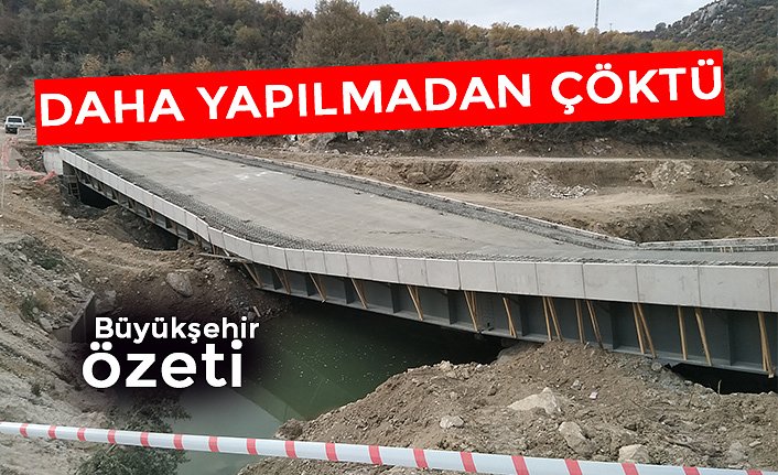 Daha yapılmadan çöktü