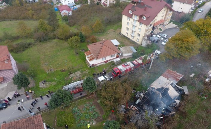Düzce'de evde çıkan yangında bir kişi öldü
