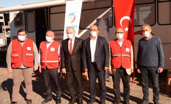 Kovid-19 sürecinde YEDAŞ'tan Türk Kızılay'a destek
