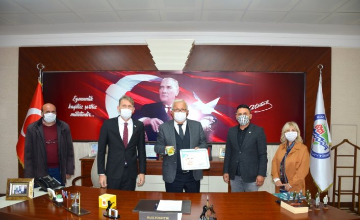 LÖSEV il temsilcisinden Ereğli Belediyesi'ne ziyaret