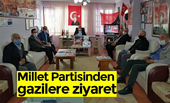 Millet Partisinden gazilere ziyaret