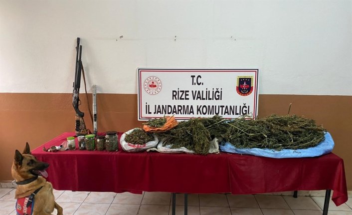 Rize'de jandarma operasyonları