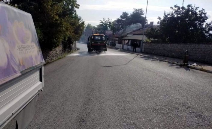 Safranbolu'da dezenfekte çalışmaları devam ediyor