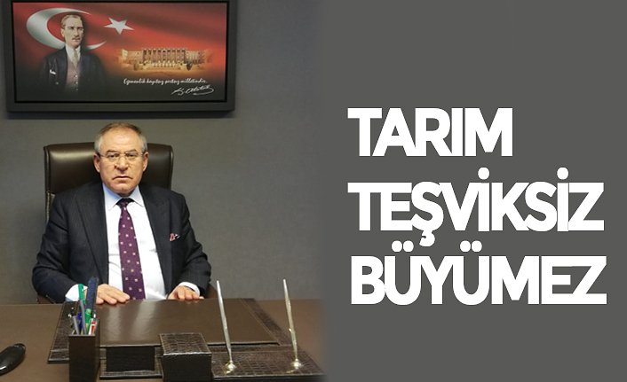 TARIM TEŞVİKSİZ BÜYÜMEZ