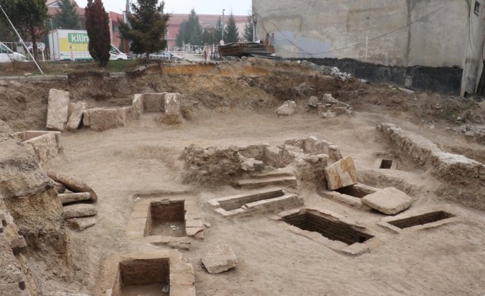 Bolu'da inşaat kazısında tarihi eser kalıntıları bulundu