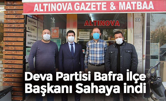 DEVA Partisi İlçe Başkanı sahaya indi