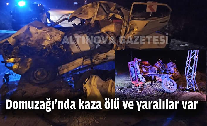 Domuzağı'nda kaza ölü ve yaralılar var