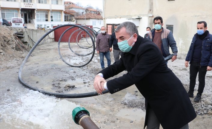 Kaplıcalarıyla ünlü Havza ilçesinde yeni kuyuda sıcak suya ulaşıldı