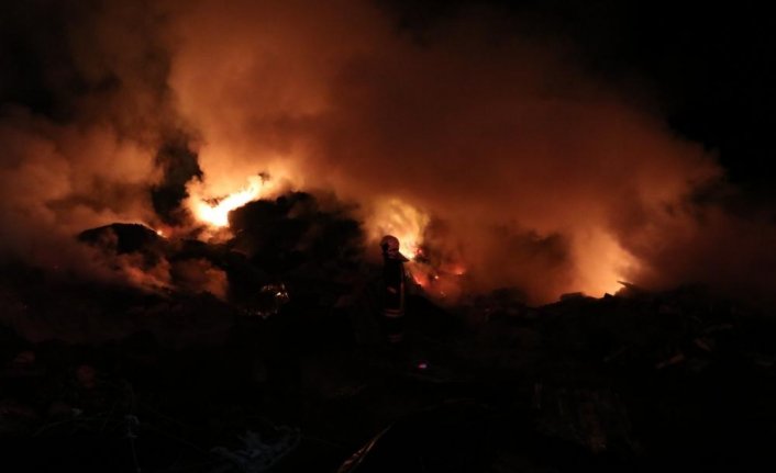 Kastamonu'da 2 ev yandı, 6 büyükbaş hayvan telef oldu