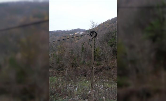 Kastamonu'da kablo hırsızlığı öğrencileri mağdur etti
