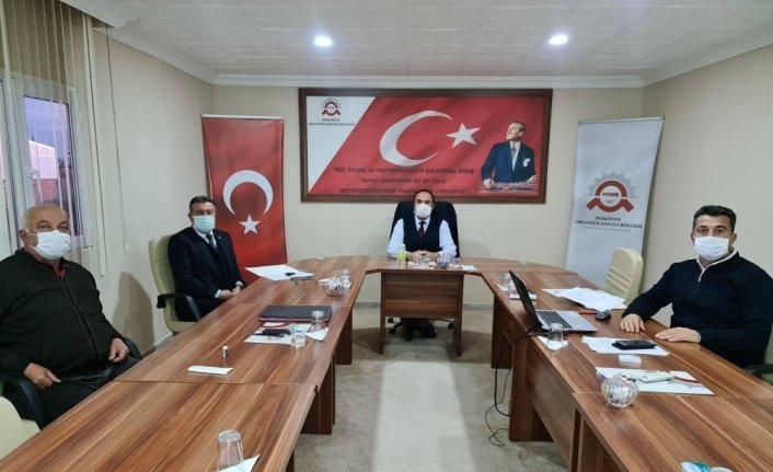 Merzifon'da OSB Yönetim Kurulu Toplantısı yapıldı