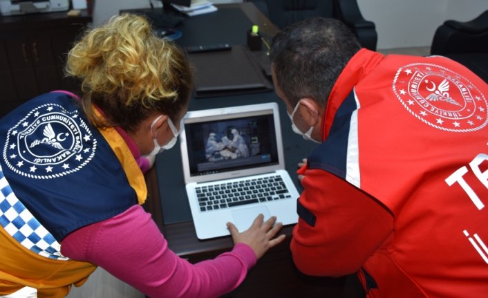 Trabzon'da sağlıkçılar AA'nın 