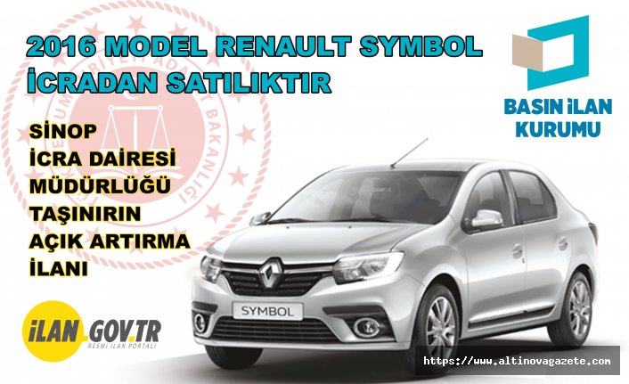 2016 model Renault Symbol icradan satılıktır.